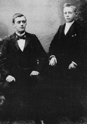 Bröderna Anders och Martin Andréen, född 1881 resp 1883