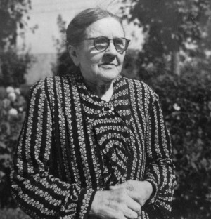 Anna Bengtsson, Klockaregården Horred. Foto: Kjell-Åke Brorsson 1954.